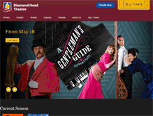 Tablet Screenshot of diamondheadtheatre.com